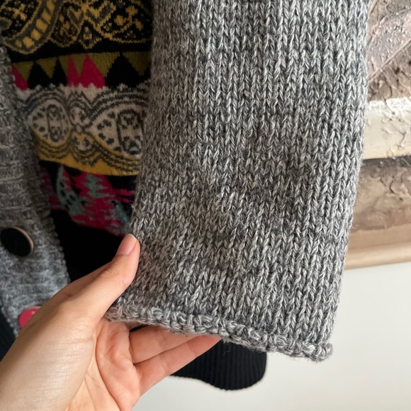 KOOI Knitwear Lambswool Knit Cardigan Sweater (Size 12/XL) - Picture 7 of 13